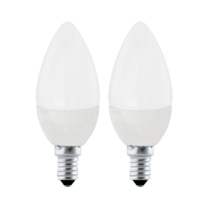 bulb-E14-LED candle 4W 3000K 2 pcs