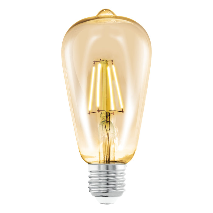bulb-E27-LED ST64 4W amber 2200K 1pcs
