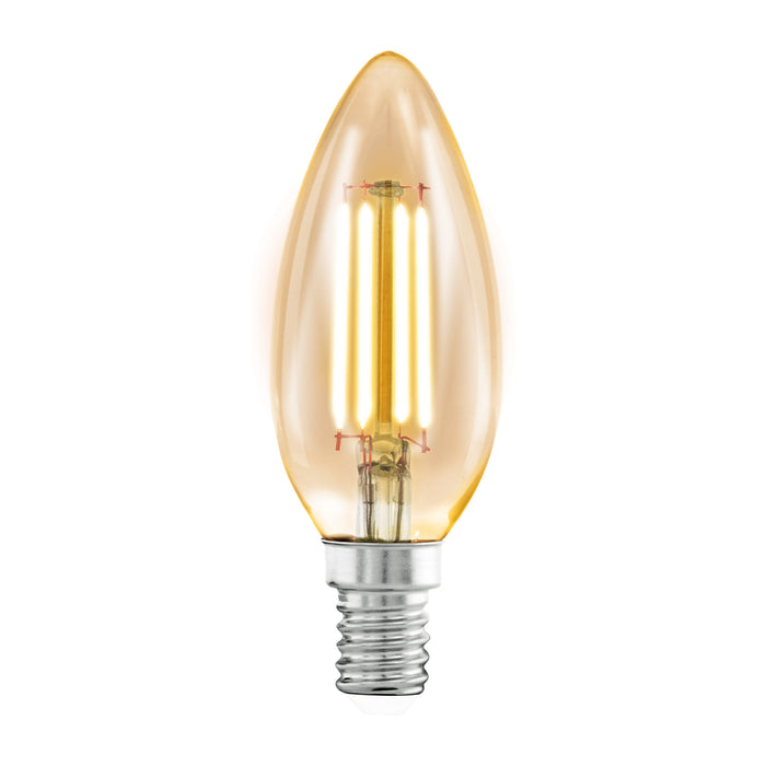 bulb-E14 C37 4W amber 2200K 1pcs