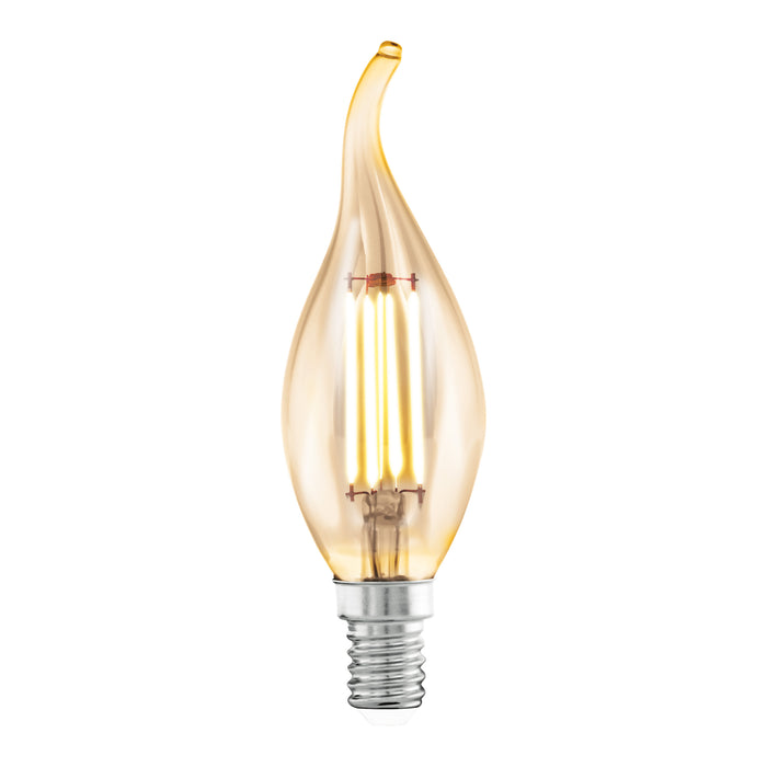 bulb-E14 CF37 4W amber 2200K 1pcs