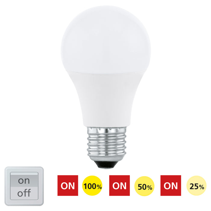 bulb-E27-LED A60 10W 3000K 3xdimmable 1