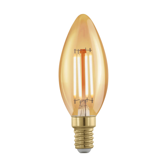 bulb-E14-LED candle 4W amber 1700K 1pcs