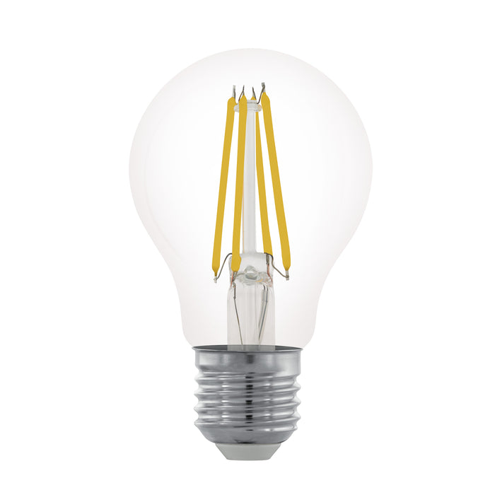 bulb-E27-LED A60 6W clear 2700K 1pcs