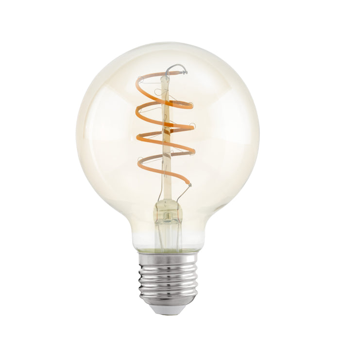 bulb-E27-LED G80 4W 2200K amber spiral