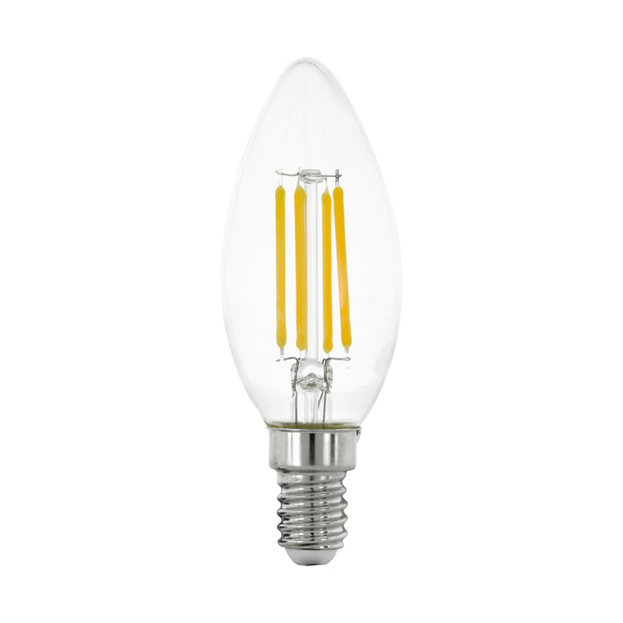 bulb-E14-C35 4W 2700K clear 1 pc