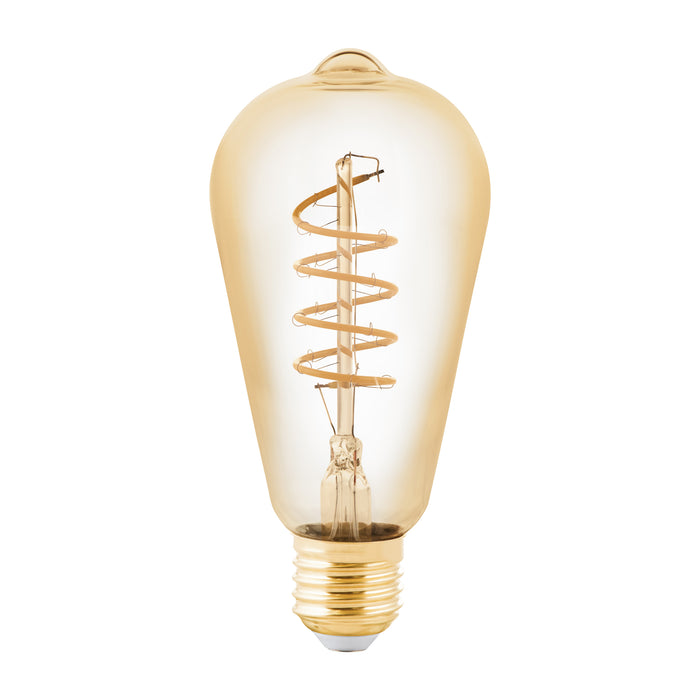 bulb-E27-LED ST64 4W 2200K amber 1pc