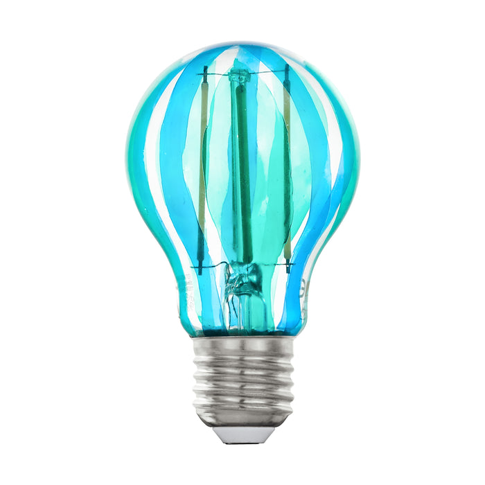bulb-E27-LED A60 6,5W blue/green 1 pc