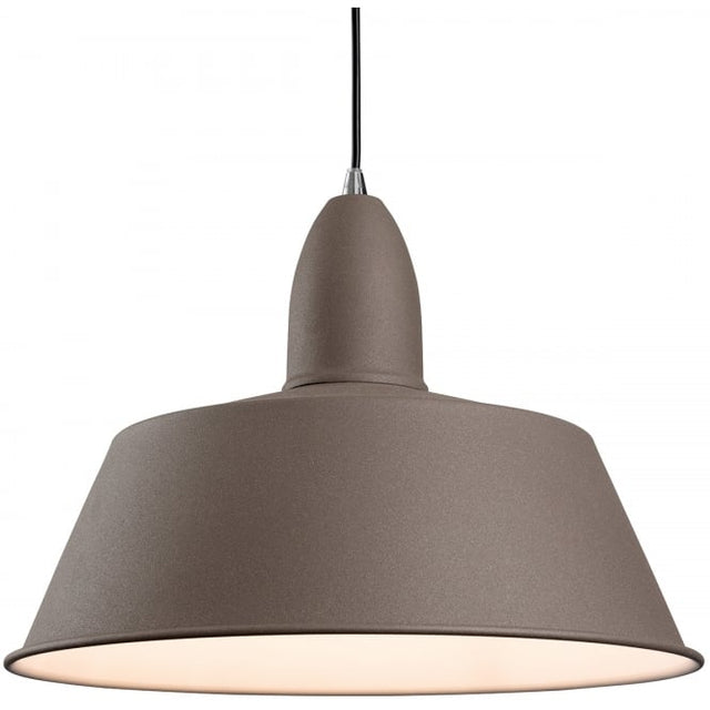 Riva 1 Light Ceiling Pendant Concrete