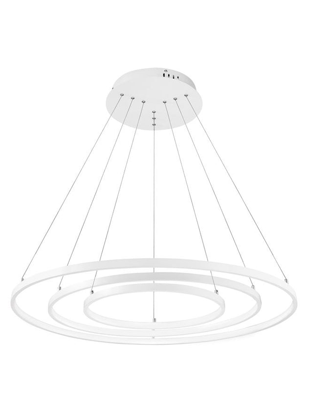 DEA Matt White Aluminium & Acrylic Adjustable LED 145 W 8100Lm 3000K IP20 D:80 H:120cm Dimmable