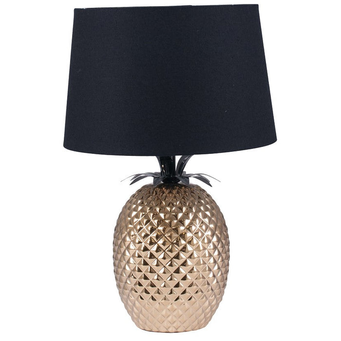 Donatella Gold Ceramic Pineapple Table Lamp