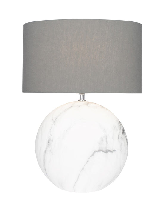 Crestola Large Marble Effect Ceramic Table Lamp