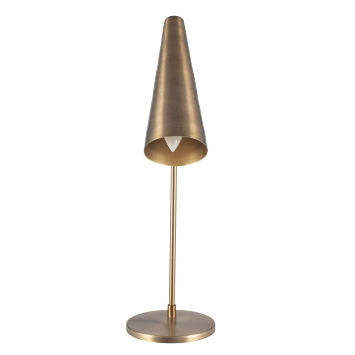 Farrah Antique Brass Task Table Lamp