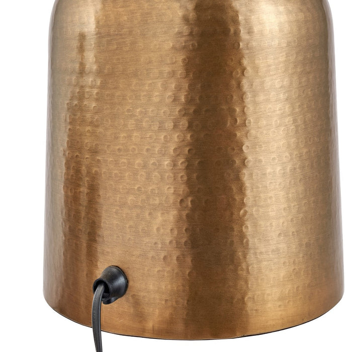 Kochi Antique Brass Metal Hammered Table Lamp