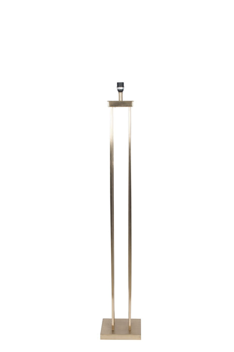 Langston Satin Brass Metal 4 Post Floor Lamp