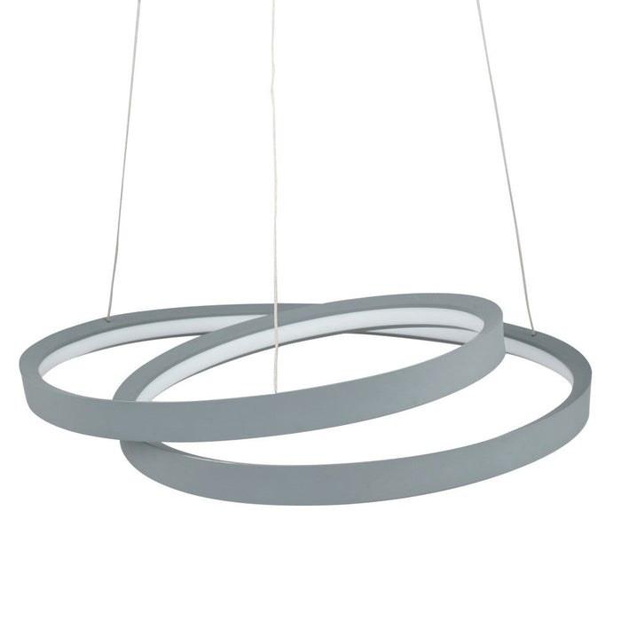 Neptune Grey LED Ring Pendant