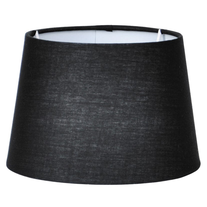 Adelaide 30cm Black Tapered Poly Cotton Shade