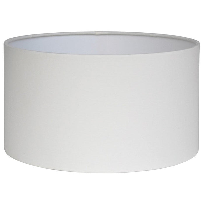 Harry 45cm Ivory Poly Cotton Cylinder Drum Shade