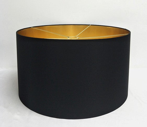 Renaissance 55cm Black Shade with Gold Card Inner