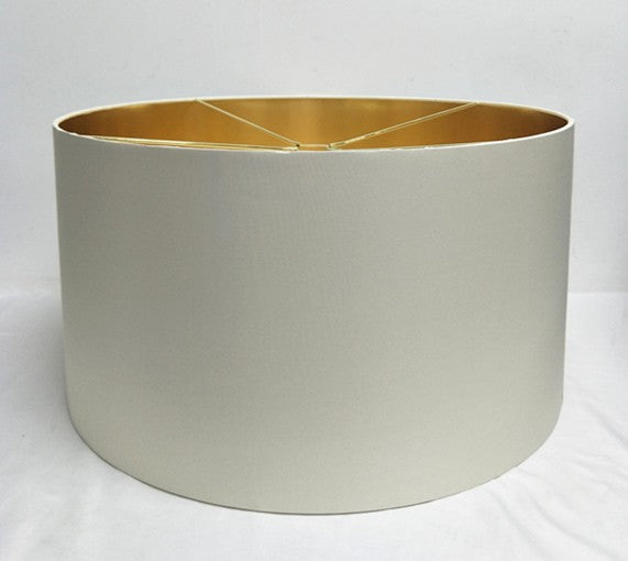 Renaissance 55cm White Shade with Gold Card Inner