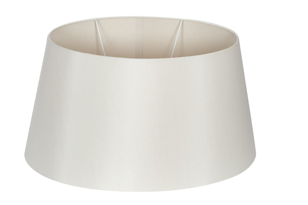 Martha 50cm Cream Oval Polysilk Tapered Shade