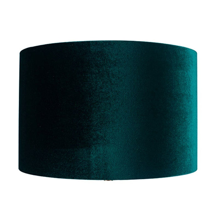 Bow 40cm Forest Green Velvet Cylinder Shade