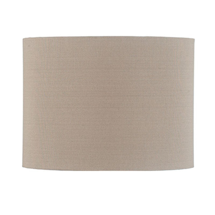 Mia 35cm Taupe Oval Poly Cotton Shade