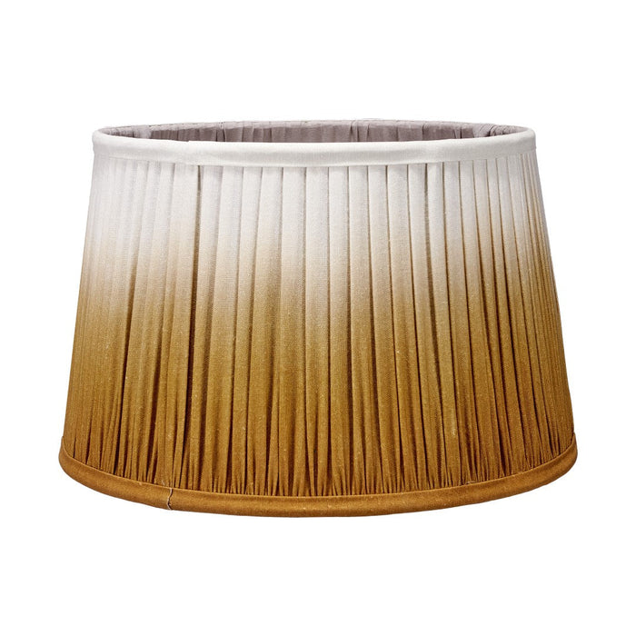 Scallop 35cm Mustard Ombre Soft Pleated Tapered Shade