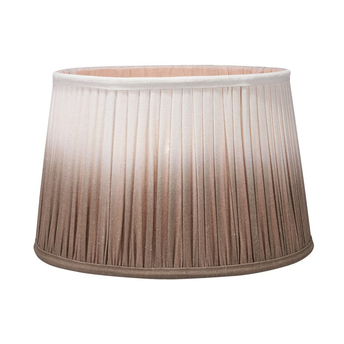 Scallop 35cm Taupe Ombre Soft Pleated Tapered Shade