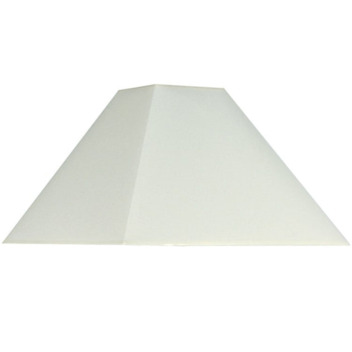 Pyramid 30cm Cream Cotton Tapered Square Shade
