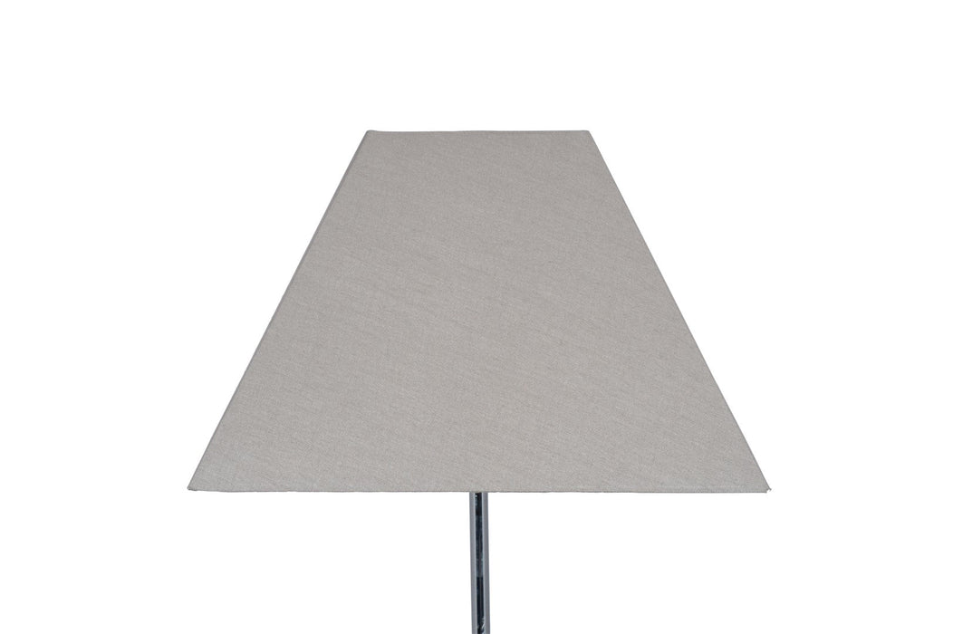 Pyramid 40cm Steel Grey Cotton Tapered Square Shade