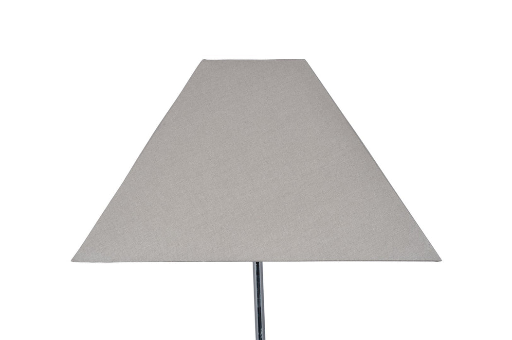 Pyramid 45cm Steel Grey Cotton Tapered Square Shade