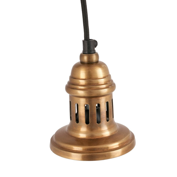 Antique Brass Metal Electrical Ceiling Fitting for Café & Dome Pendants