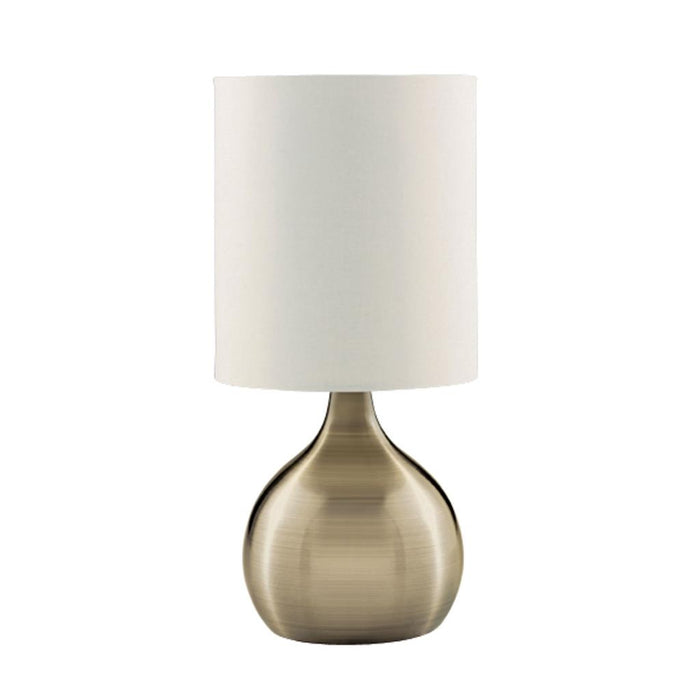 TOUCH TABLE LAMP ANTIQUE BRASS