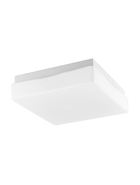 CUBE Ceiling Light IP44 White Opal Glass LED E27 1x12W L:20.5 H:7cm