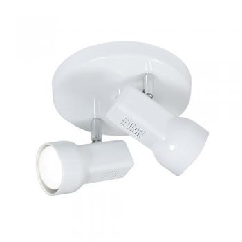 R63 TWIN CEILING PLATE WHITE