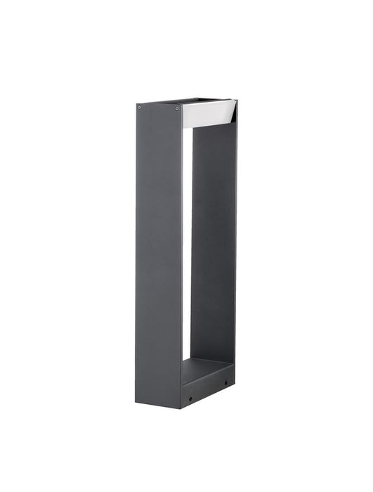 TWIN Dark Gray Aluminium Acrylic Diffuser LED 2x5 Watt 600Lm 3000K L: 20 W: 10 H: 60 cm