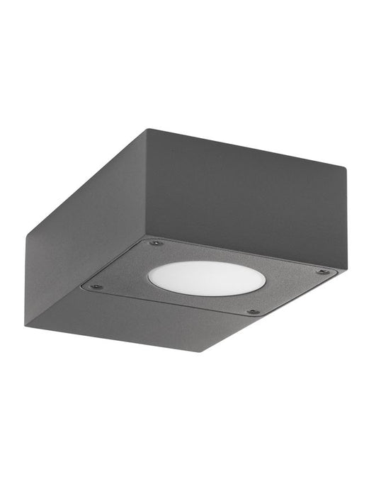 APOLLO Dark Gray Alum. Acrylic Diffuser LED 6 Watt 300Lm 3000K L: 9 W: 15 H: 4.5 cm IP54