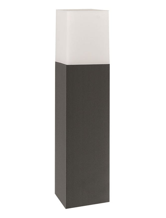 STICK Dark Gray Aluminium White Acrylic E27 1x16 Watt L: 7.6 W: 7.6 H: 25 cm IP54