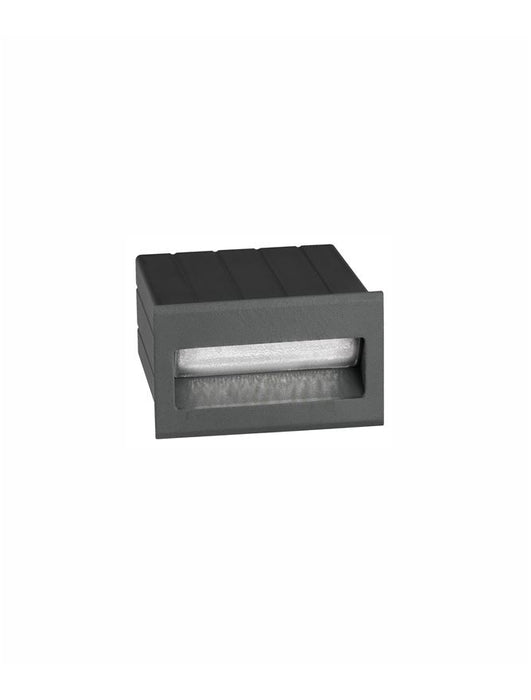 KRYPTON Dark Gray Alum. LED 1.5 Watt 145Lm 3000K L:8.5 W:8 H:5.5cm Cut Out:8.1x4.2cm IP54