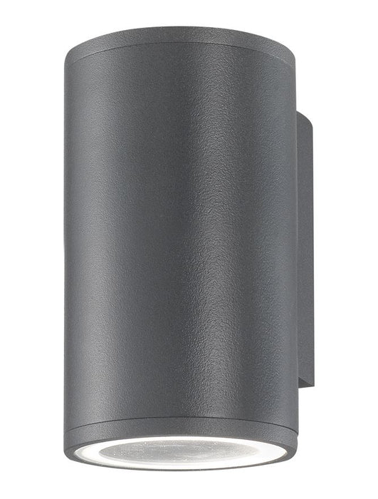 NODUS Dark Gray Aluminium & Glass Diffuser GU10 1x35 Watt D: 6.5 W: 10.4 H: 11 cm IP54