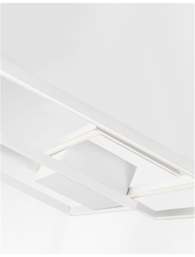 BILBAO White Aluminium & Acrylic LED 42 Watt 230 Volt 2650Lm 3000K IP20 L: 56 W: 56 H: 8.5 cm
