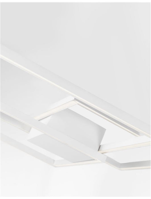 BILBAO White Aluminium & Acrylic LED 42 Watt 230 Volt 2650Lm 3000K IP20 L: 56 W: 56 H: 8.5 cm