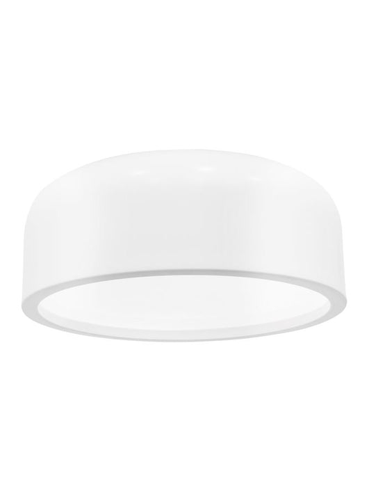 PERLETO Ceiling Lamp White Metal & Acrylic Diffuser LED E27 2x12W D:35 H:13cm