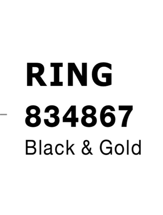 RING Black & Gold ring