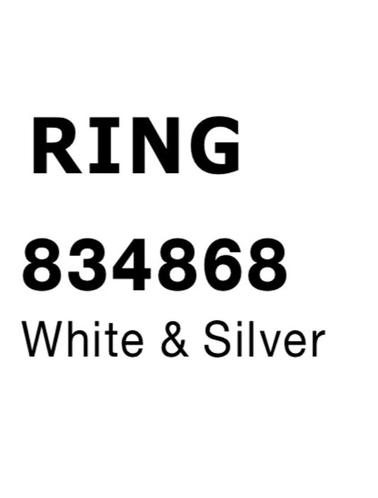 RING White & Silver