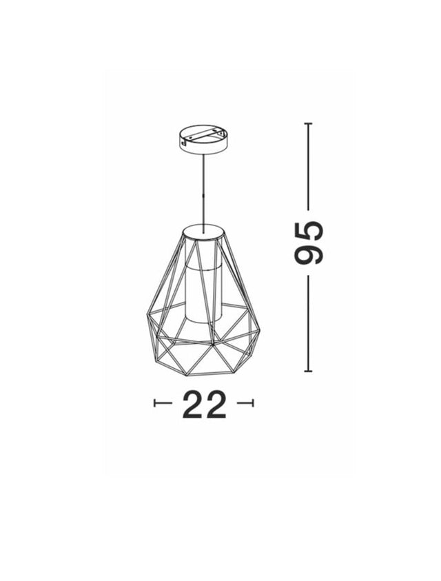 ISIDORA Black Aluminium Clear Glass E27 1x18 Watt 220-240 Volt D: 22 H: 95 cm IP54