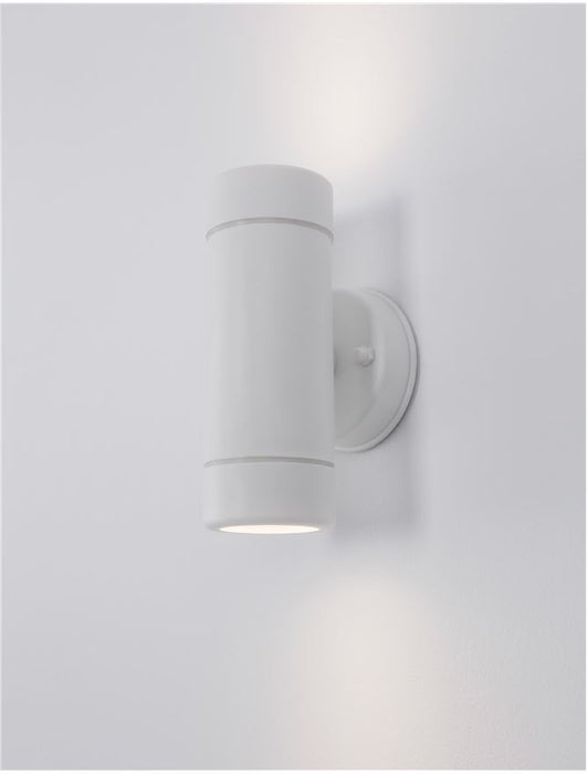LIMBIO White Acrylic Glass Diffuser LED GU10 2x7 Watt Bulb Excluded IP44
Light Up & Down D: 8 W: 8.5 H: 16 cm