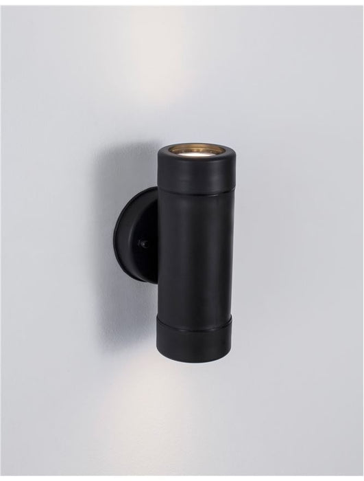 LIMBIO Black ABS Glass Diffuser LED GU10 2x7 Watt Bulb Excluded IP44
Light Up & Down D: 8 W: 8.5 H: 16 cm