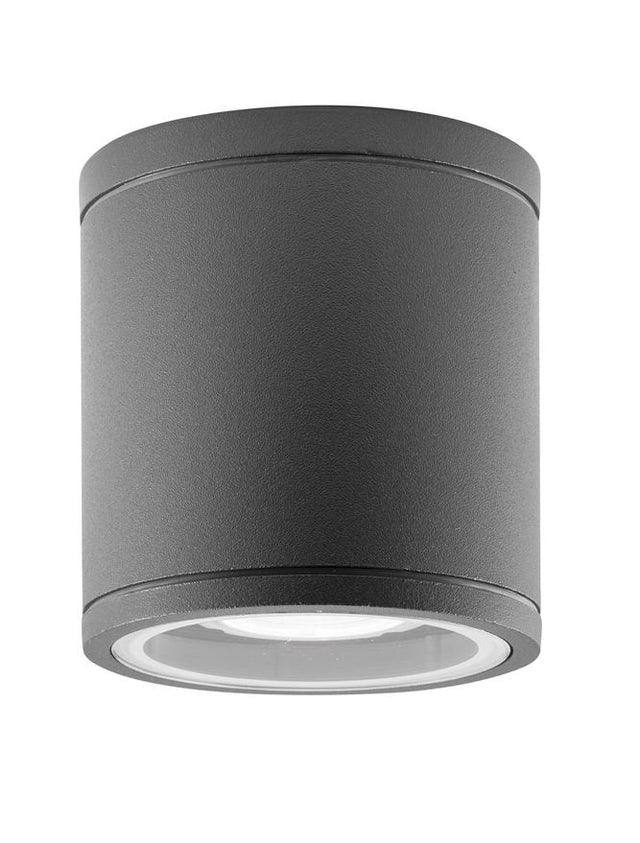 CERISE Dark Gray Aluminium & Glass Diffuser GU10 1x35 Watt D: 9 H: 9 cm IP54