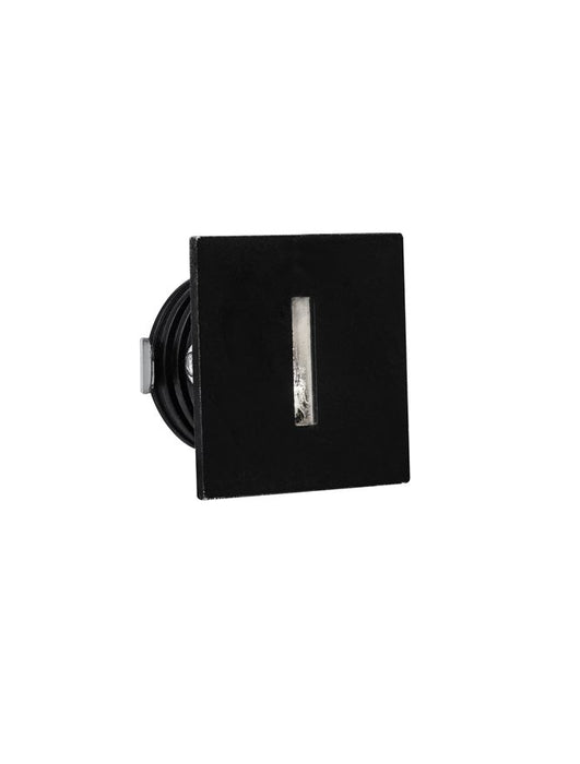 PASSAGIO Black Aluminium LED 1 Watt 60Lm 3000K L:3.7 W:2.2 H:3.7cm Cut Out:3.2 cm IP54